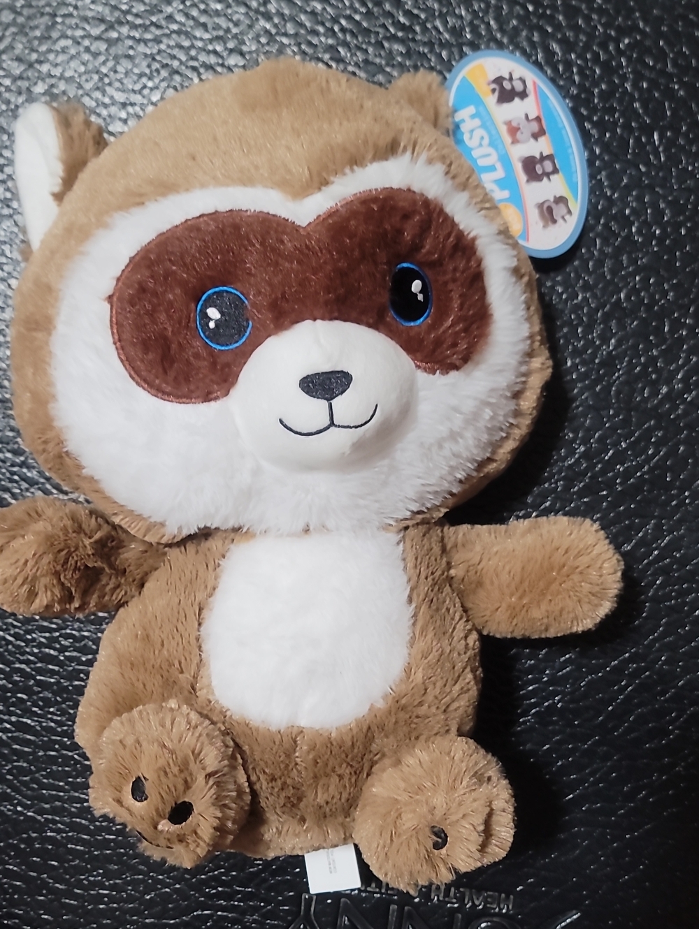 Cute Racoon Brown and White Soft Cuddly Stuffed Animal Plush Toy